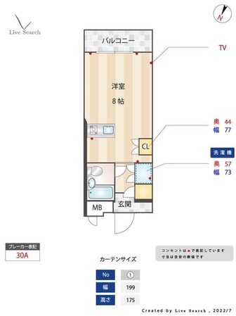 ルポ六本松の物件間取画像